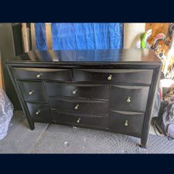 Solid Wood Dresser + Nightstand – Matching Set