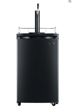 Arctic King Single Tap Kegerator, 4.9 Cu. ft, Black,