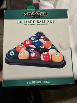 Classic Sport Billiard Ball Set
