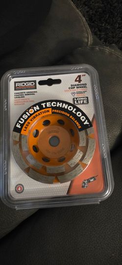 4in diamond double row cup wheel