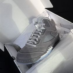 Jordan 5 wolf grey