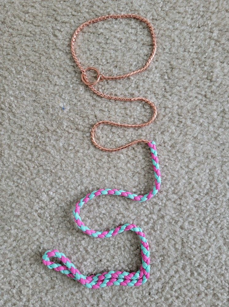 Dog Choke Chain Stainless Steel Training Collar!!