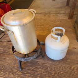 Propane deep fryer