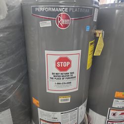 NEW WATER HEATERS 30 40 50 GAL GAS