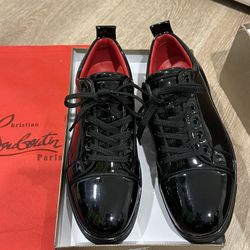 Black Patent Leather LouBoutin Shoes Size 43 (U.S.9.5)