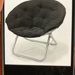 Mainstays Large Super Soft Microsuede 30" Adult Saucer Chairing 