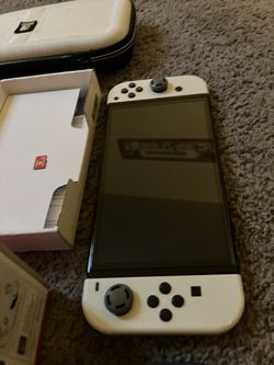 Nintendo Switch OLED w/Case,Extra Controllers, 128gb Micro Sd