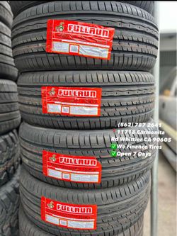 225/55R17 FULLRUN Set of Tires Installed and Balanced Set de Llantas Nuevas Instaladas y Balanceadas