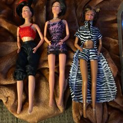 Out Of Box Spice Girl Barbies 