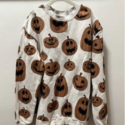 H&M Pumpkin Sweater
