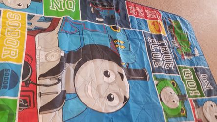 Thomas and train bed and curtain set