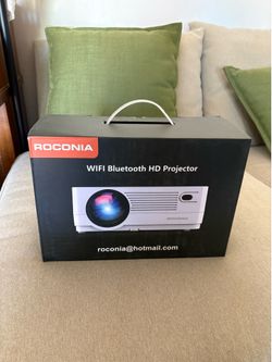 Brand new  Roconia 5G WiFi Bluetooth Native 1080 Projector, 18000LM Full HD Movie Projector