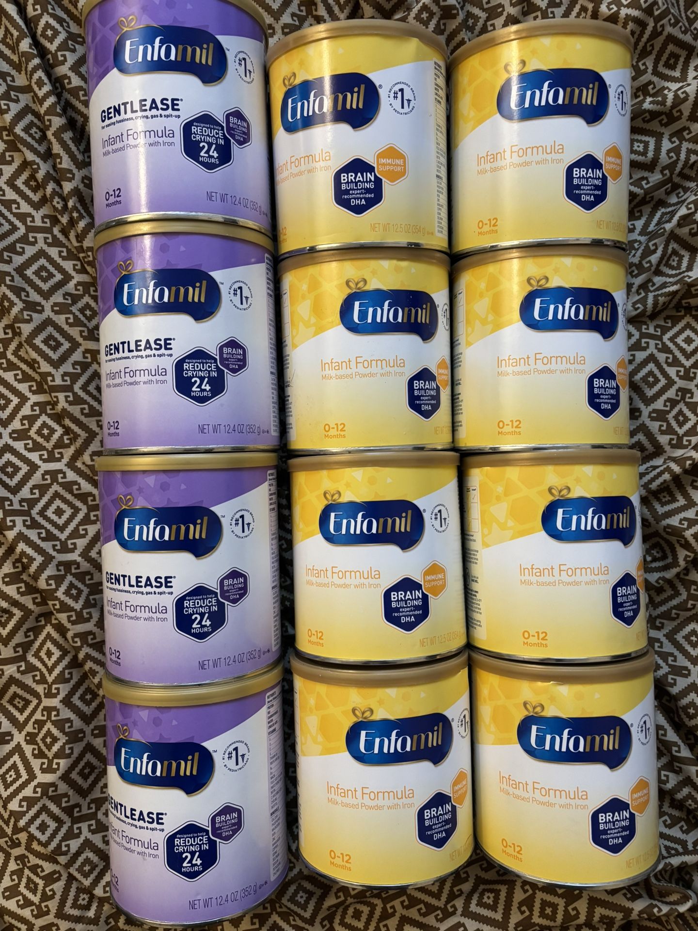 *^Price Update NEW Enfamil Infant Formula (6) Yellow Only Left
