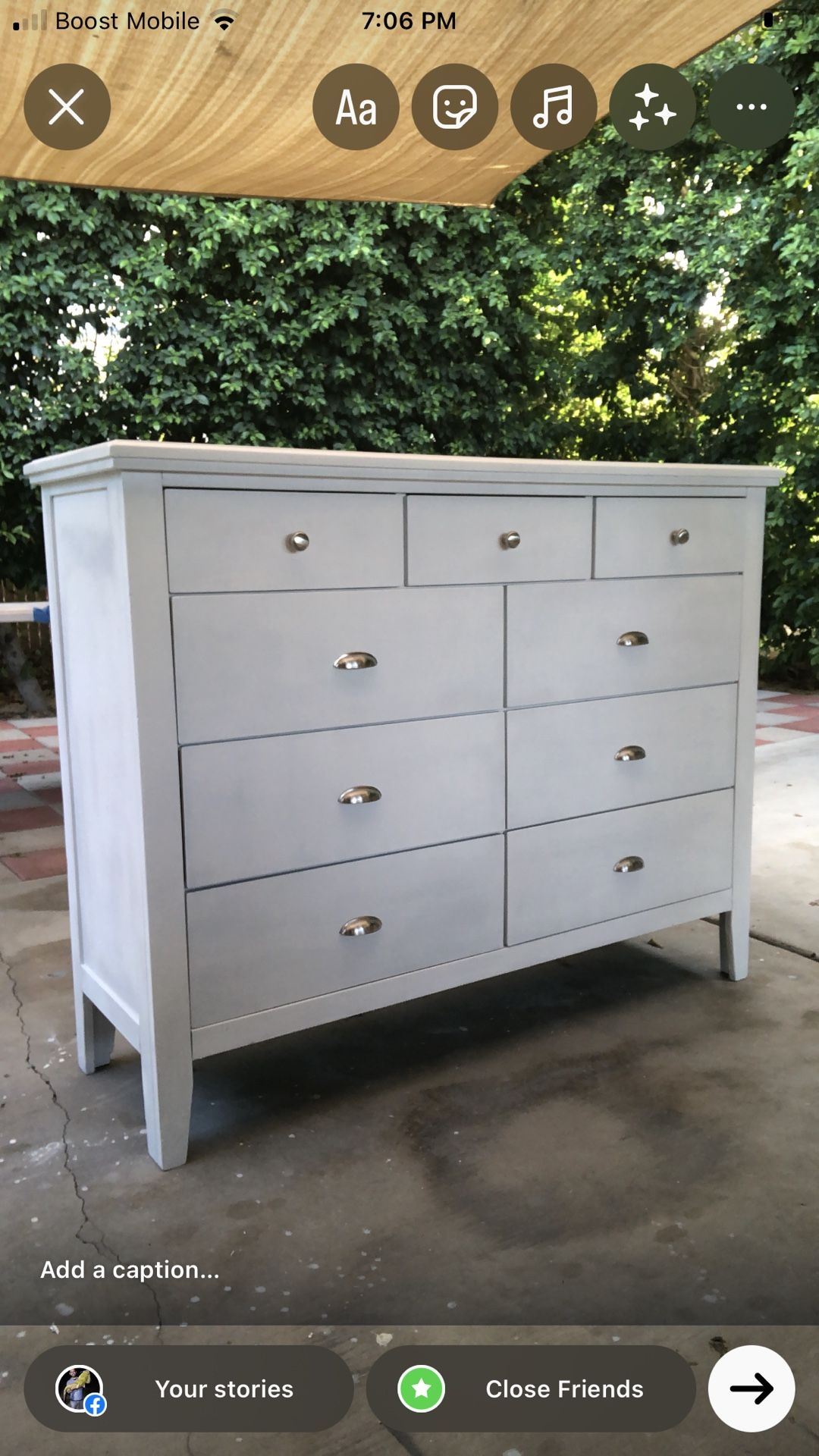 White Dresser