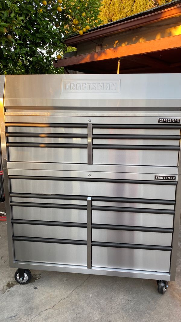 Craftsman tool box stainless steel brand new for Sale in Paramount, CA