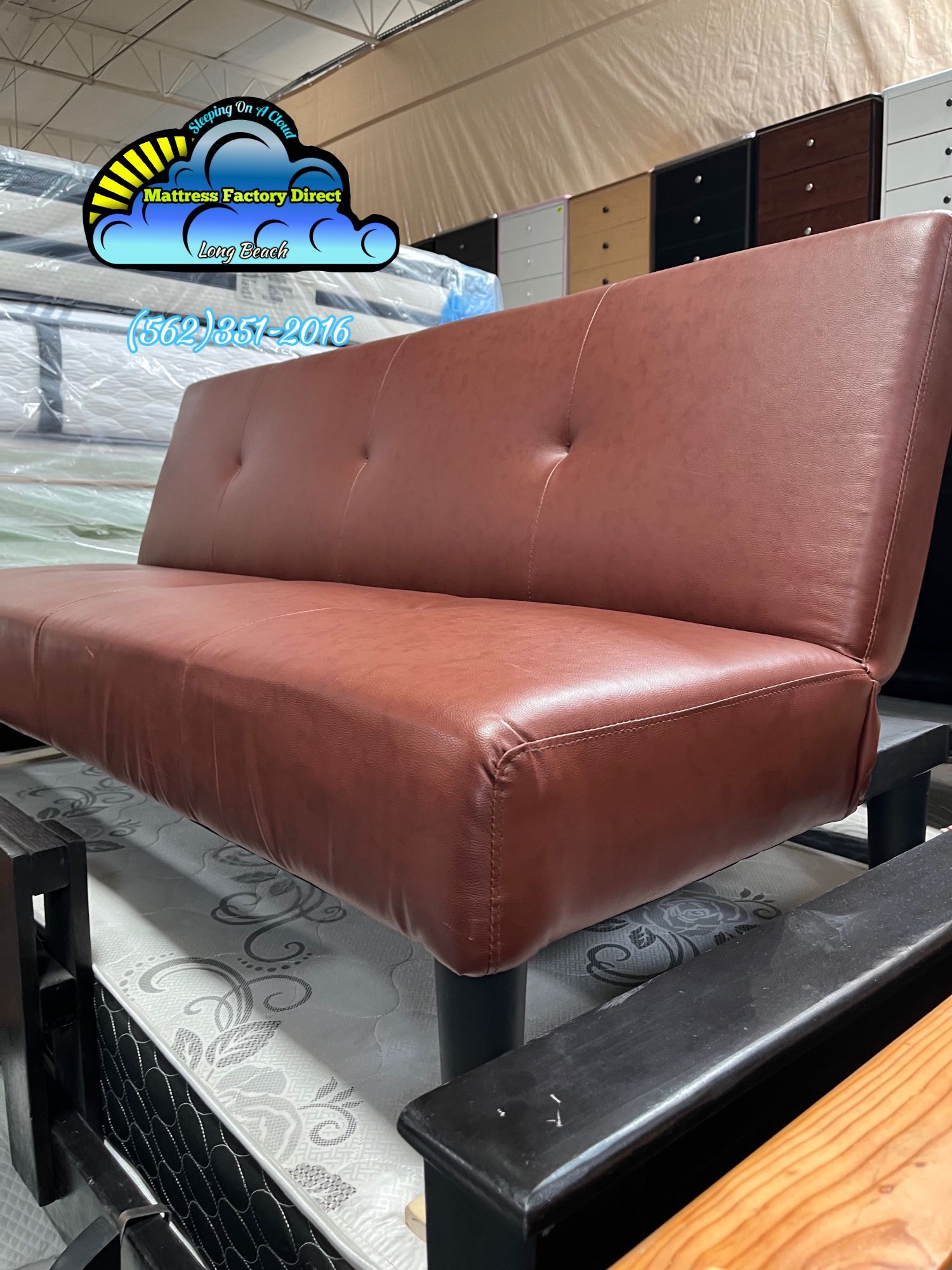 Brown Futon Foldable 🆕
