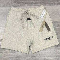 Light Oatmeal Essential Shorts All Sizes
