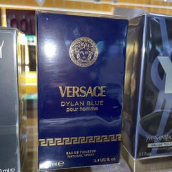 Versace Dylan Blue Pour Homme 3.4 Oz Cologne Perfume For Men Designer 