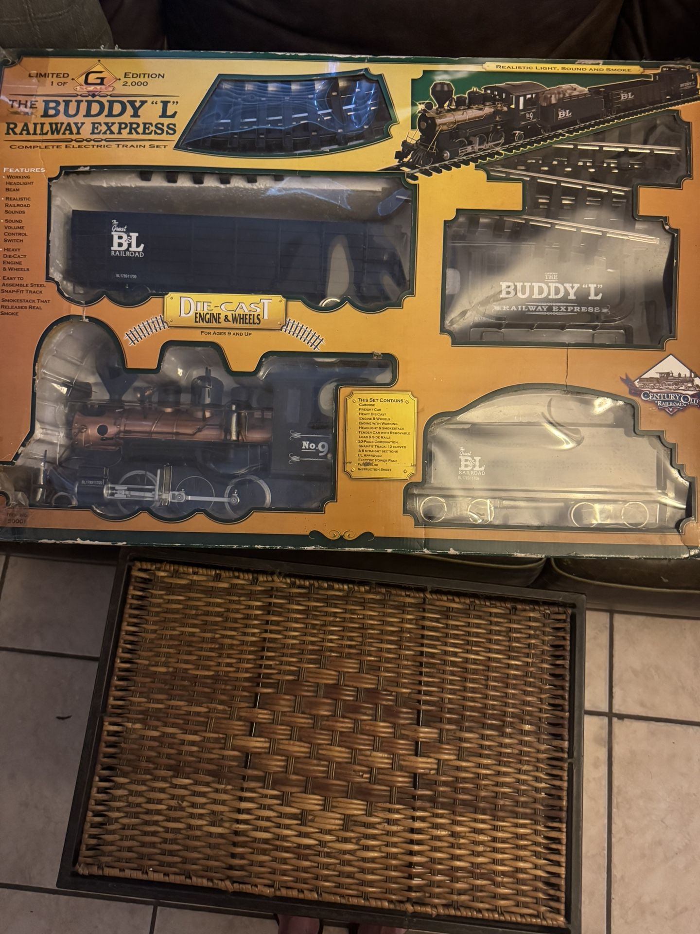 Buddy “L” Steam Engine Train Set
