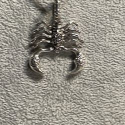 Silver Or Black Scorpion Necklaces