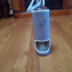 CRYSTAL INFUSED GLASS WATER BOTTLE!
