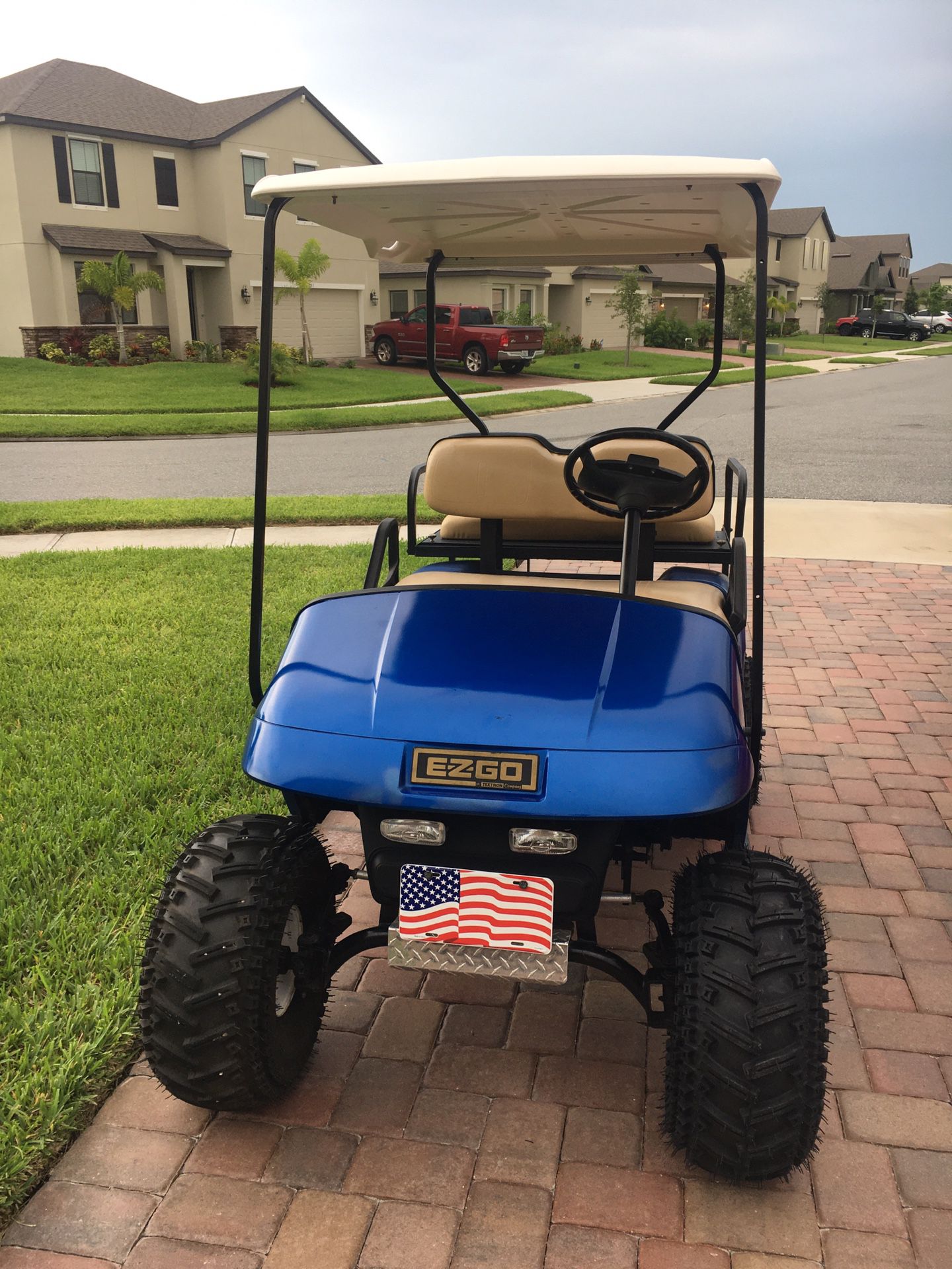EZGO Golf Cart (A.K.A. Big Blue)
