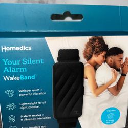 Brand NEW!!! 😴    HoMedics-Wake Band - Your Silent Alarm - black 