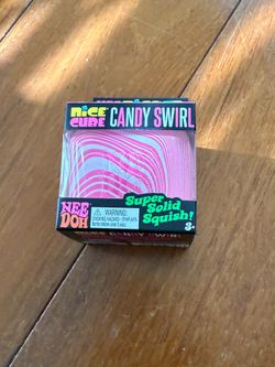Needoh candy cane swirl cube $25