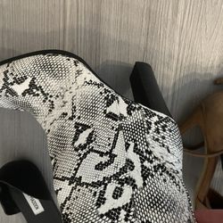 Snake Skin Public Desire Booties 
