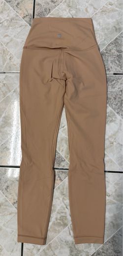 Lululemon High-Waist Leggings Tan Size 0