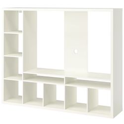 White IKEA TV storage unit
