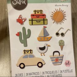Sizzix 664471 Summer Days Thinlits Die Set