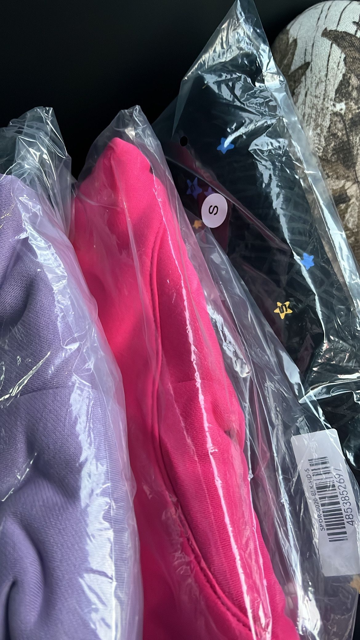 Sp5der/pink Hoodies