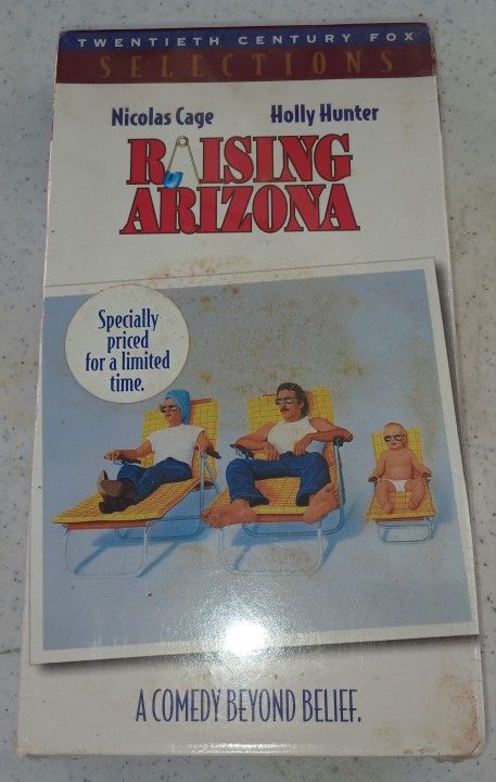 Raising Arizona Vhs 1996 New Sealed