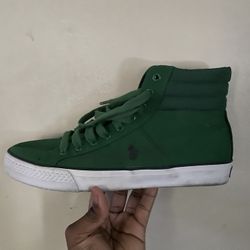 Hi-Top Green Ralph Lauren Polo Shoes - 9.5 (Men’s)