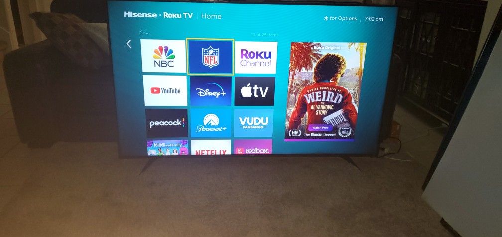 65" HISENSE ROKU 4K SMART TV