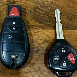 Toyota OEM Remote Head Key: 2010 Toyota Camry Specifically A 4-Button Model W The FCC ID GQ4-29T & Part # 89070-06232 &  Key Fob For a Ram Vehicle ⬇️