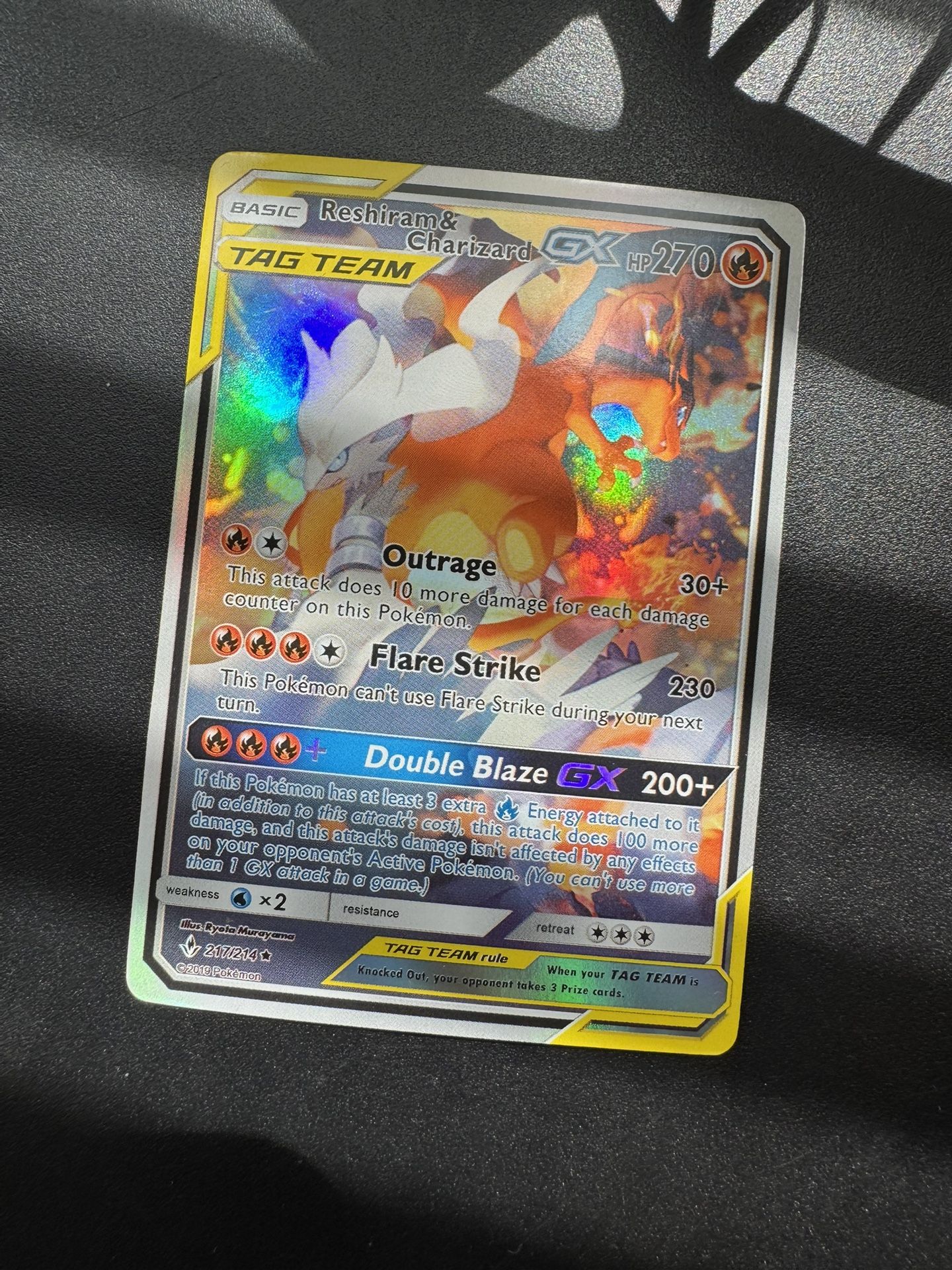 Reshiram & Charizard GX
