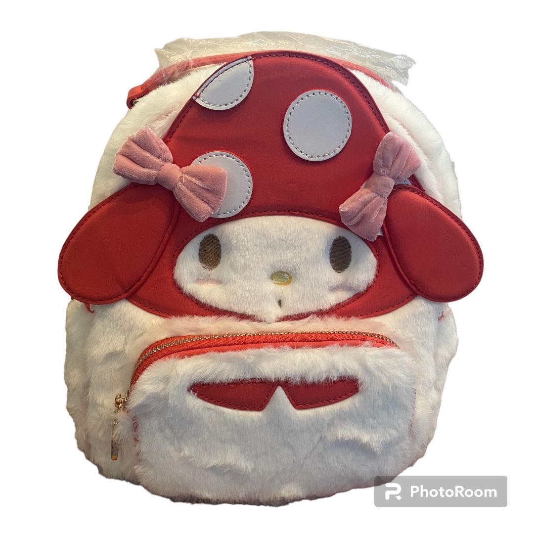 Sanrio My Melody Mushroom cottagecore Mini Backpack display picture 2