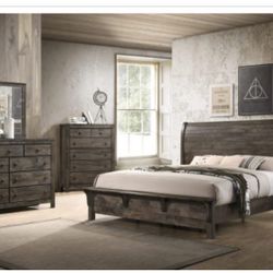 Bedroom Bed And Dresser Mirror For $599! Wow! 