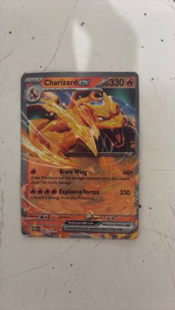 Charizard ex card from the Pokémon Scarlet & Violet—151 expansion, numbered 006/165.