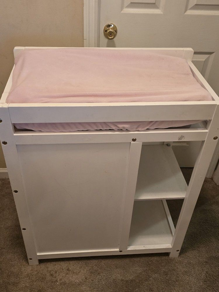 Changing Table With 3 Drawers & Storage