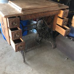 Singer Antique Sewing Desk
