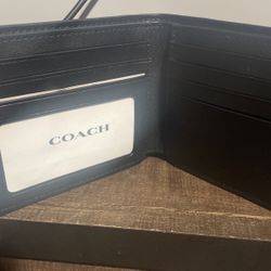 Coach Wallet, Black 