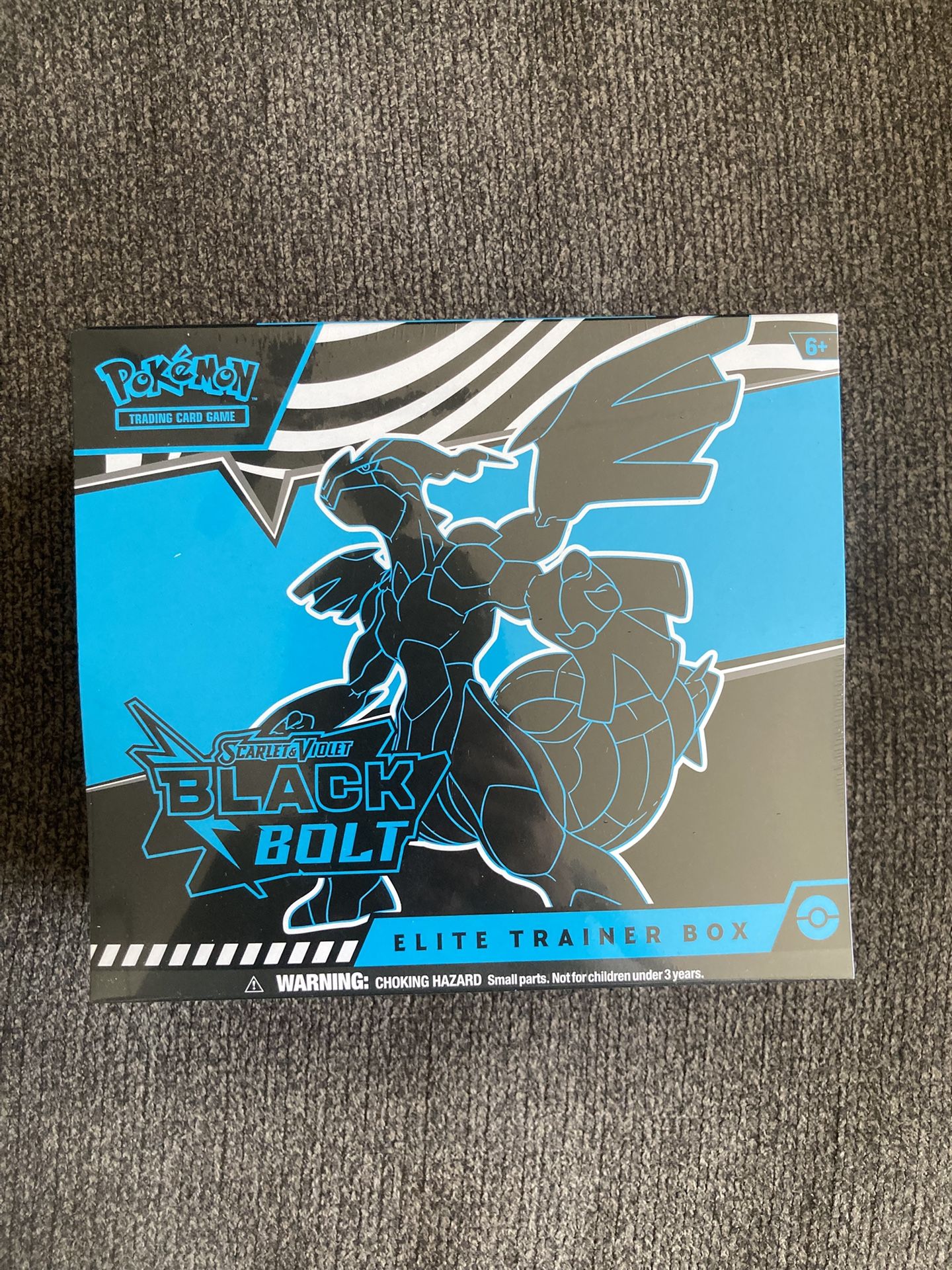 Pokemon TCG Black Bolt ETB Elite Trainer Box Factory Sealed Scarlet Violet