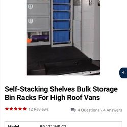 VANS SHELVES STORAGE RACKS