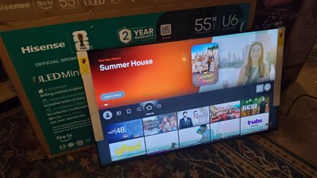 Hisense 55" U6 Series ULED Mini-LED Fire TV