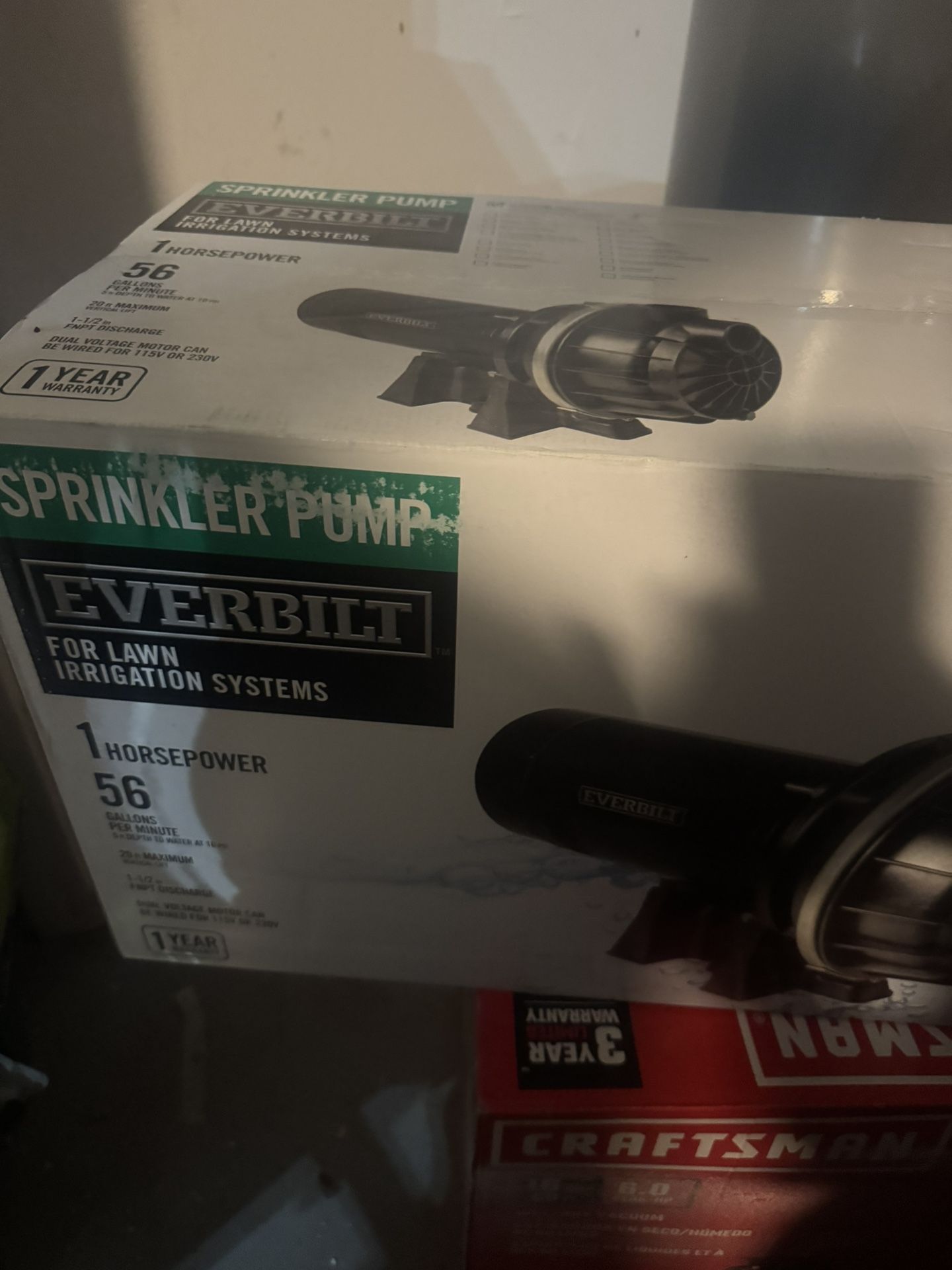 Lawn Sprinkler Pump
