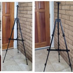 2 Pack Portable Metal Adjustable Easels
