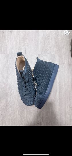 Navy Blue Christian Louboutin Red Bottoms